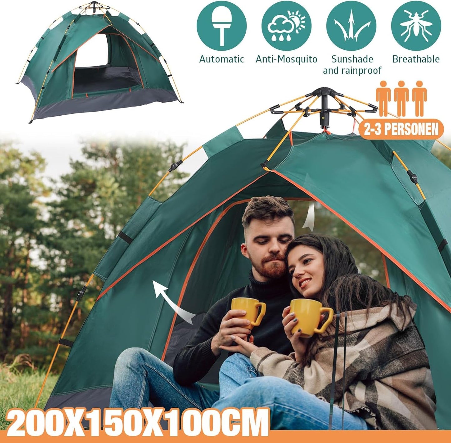Instant Automatic Pop Up Tent